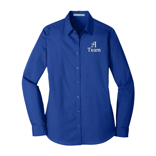 The A-Team Ladies Button-Up Dress Shirt